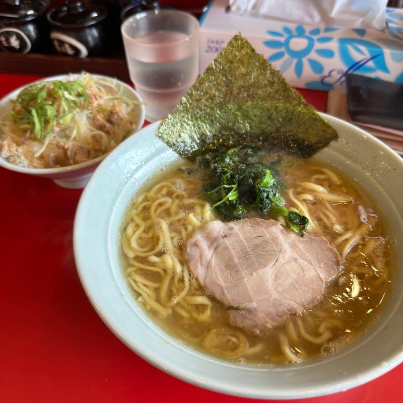 らーめん+ネギ飯(たま家 （たまや）)