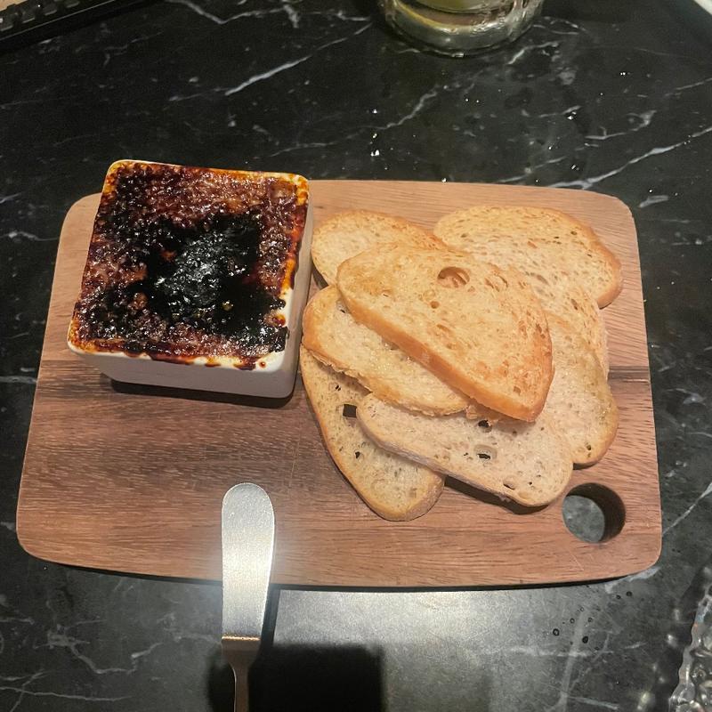 鶏レバーのパテ ブリュレ仕立て(BARBARA marcket place Grand Royl2429 中崎本店)