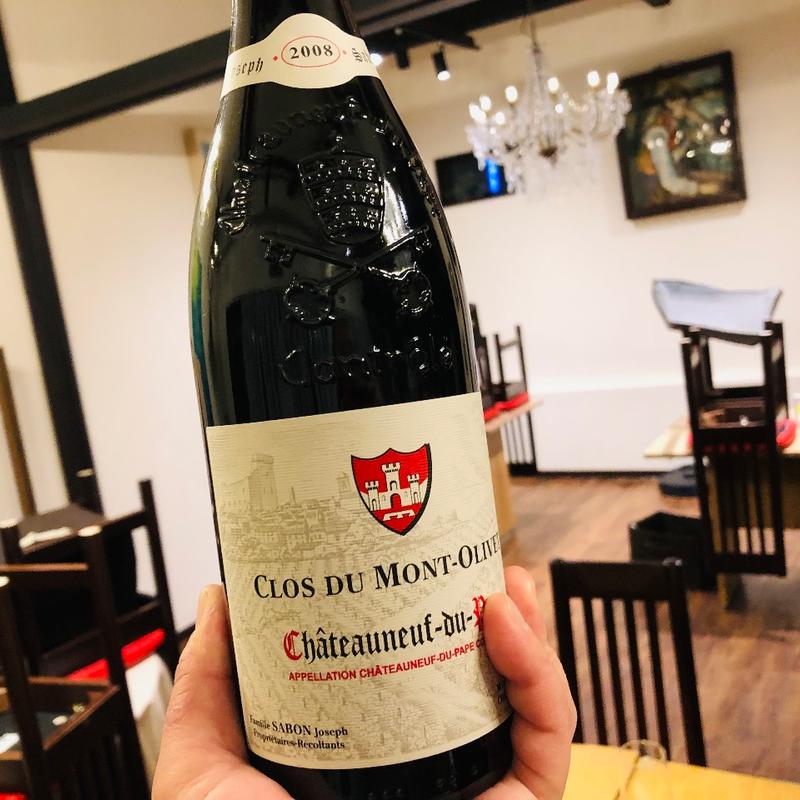 シャトーヌフ デュ パプ クロ デュ モン オリヴェ　(フランス厨房 旬彩 中央駅店 )