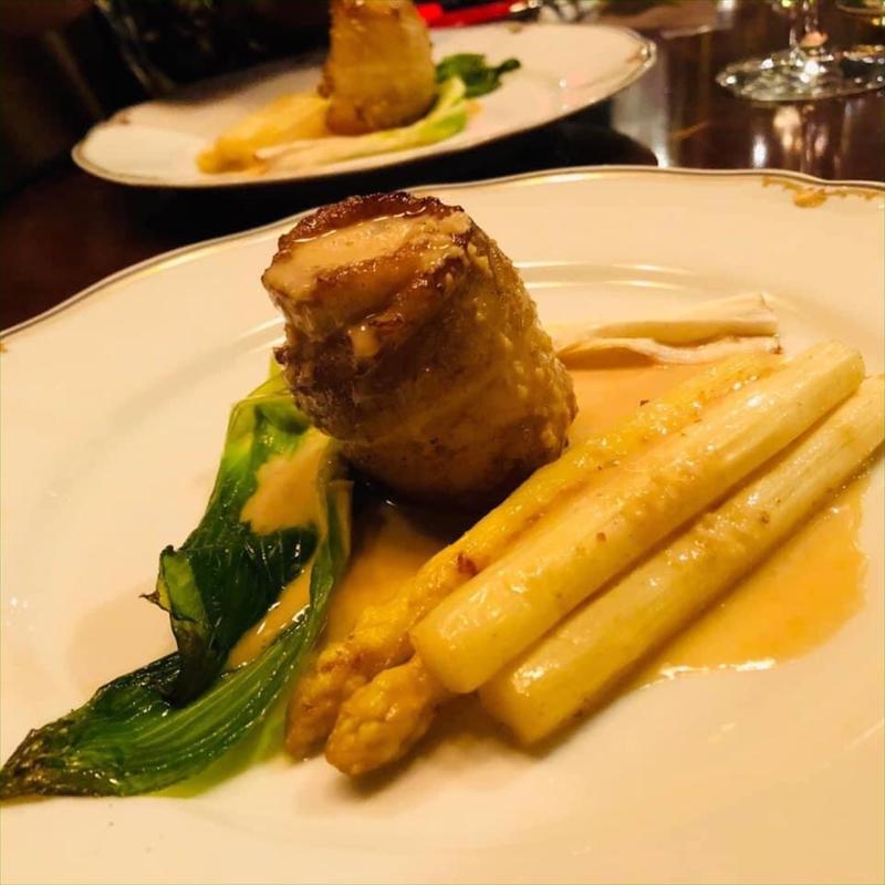 鮃のポワレw/ホワイトアスパラガス(B・B13BAR （ビー・ビー サーティーン バー）)