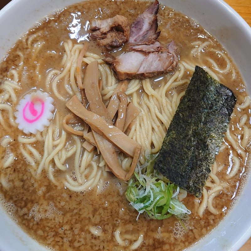 背脂中華そば（濃厚に変更）麺大盛(中華そば なりたや)