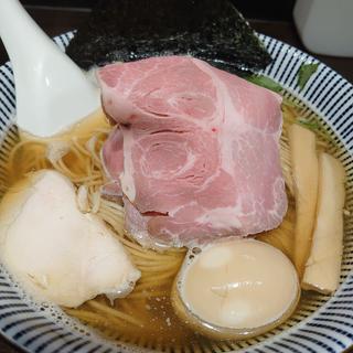 白醤油煮干そば(寿製麺よしかわ 西台駅前店)
