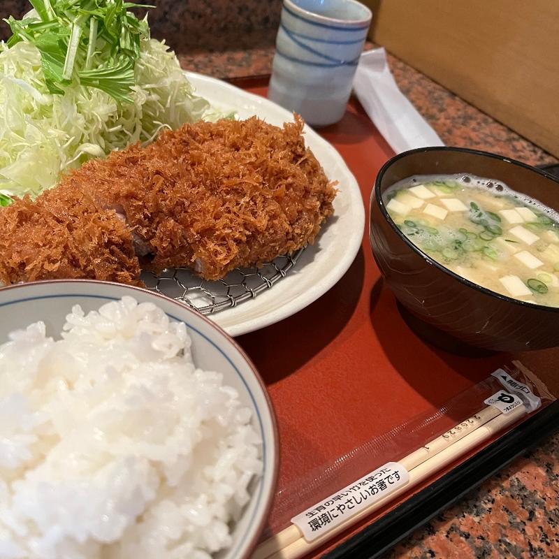 ロースカツ定食(とんかつ廣)