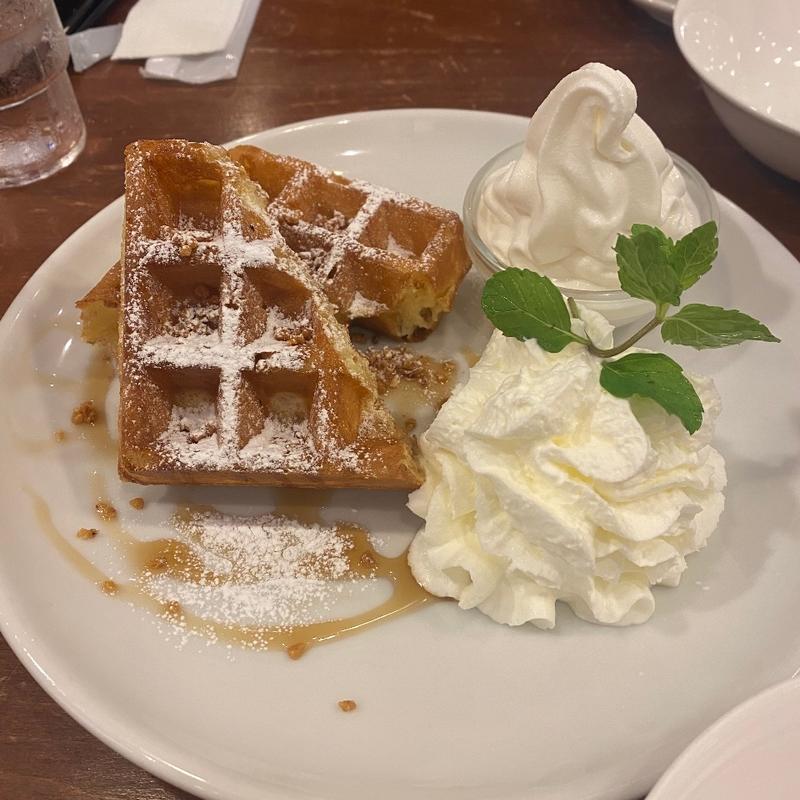 プレーンワッフル(伊豆高原ケニーズハウスカフェ サンシャイン池袋店)