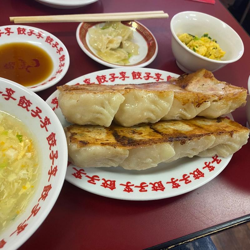 焼餃子定食(餃子 李)