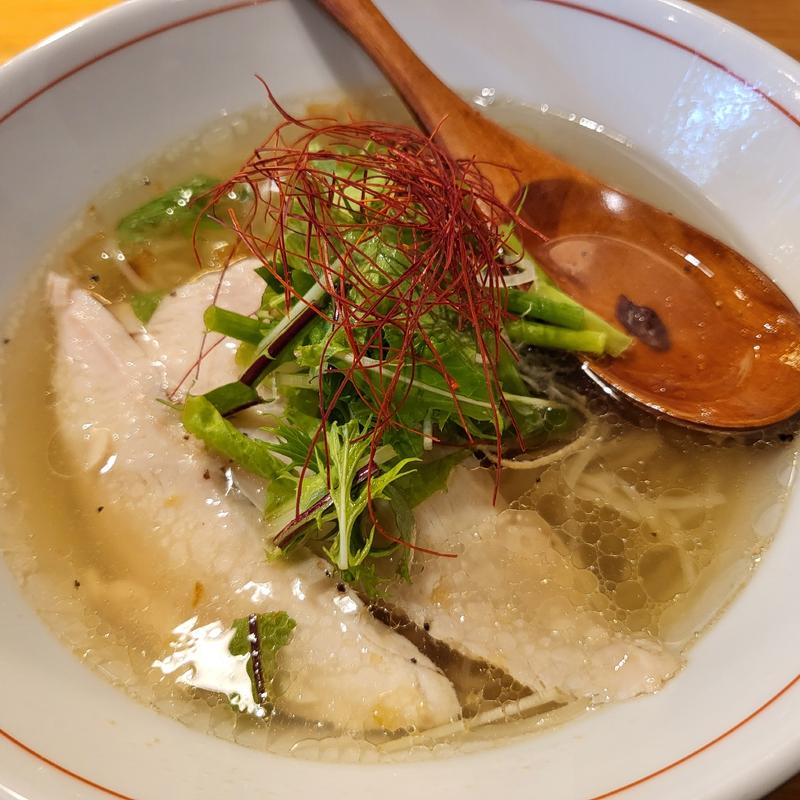 鯛出汁塩らーめん(日本料理 下元 （ニホンリョウリ シモモト）)