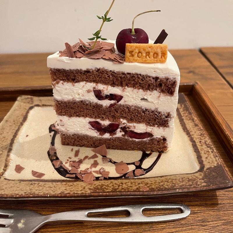 アメリカンチェリーのショコラショート(cafe SOROR)