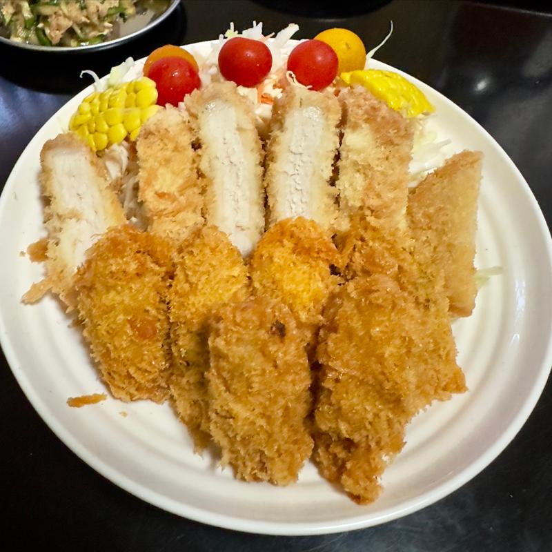 フライ盛合せ(カキフライ、ロースカツ)(イトーヨーカドー 曳舟店)