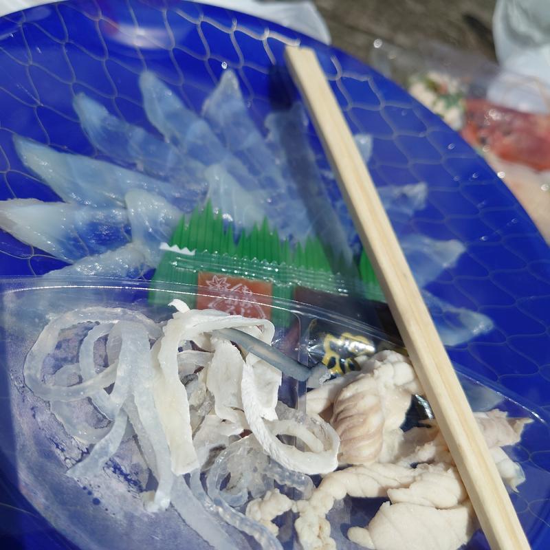 天然フグ刺し(唐戸市場)