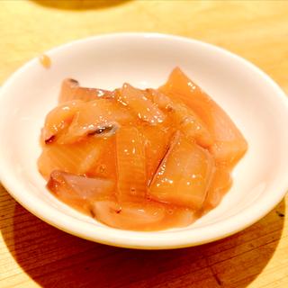 イカ塩辛(天ぷら定食 まきの 武蔵小山店)