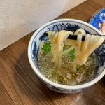 和風な潮つけ麺(㐂九八 〜エキチカ〜 (キクヤ))