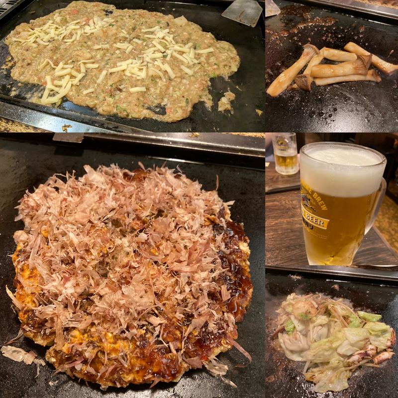 お好み焼きミックス、もんじゃ焼明太餅チーズほか(ふくちゃん)