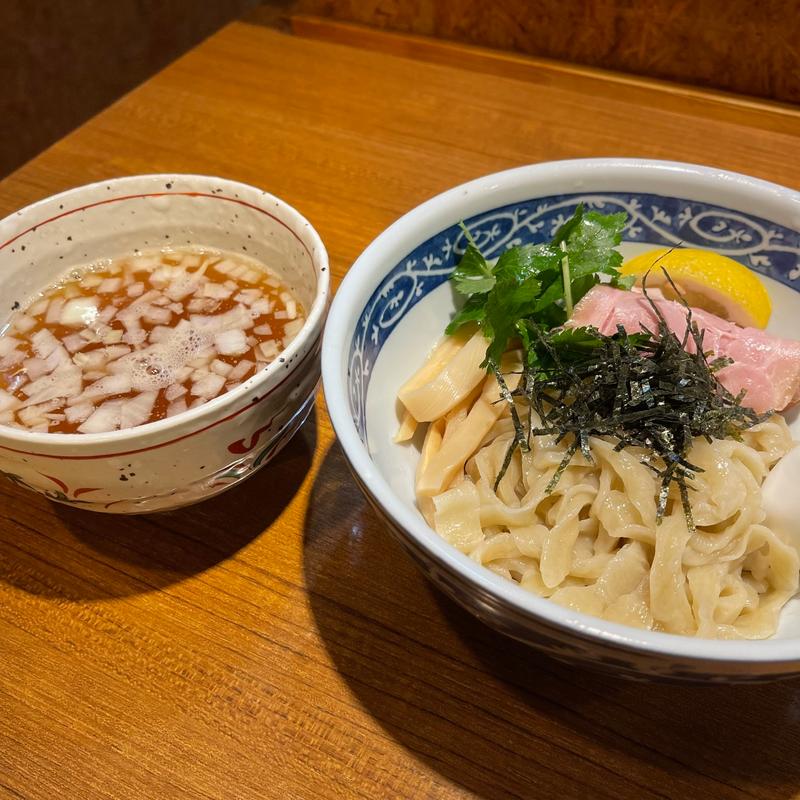 淡麗煮干し　つけ麺　超極太手もみ麺(寿製麺　よしかわ　川越店)