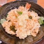 桜海老天ばらぶっかけ