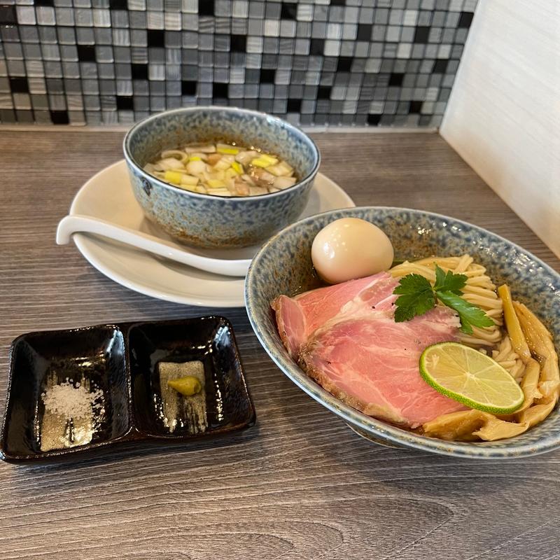 つけそば　昆布水　塩　特製(中華そば 翠)