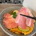 つけそば　昆布水　塩　特製(中華そば 翠)