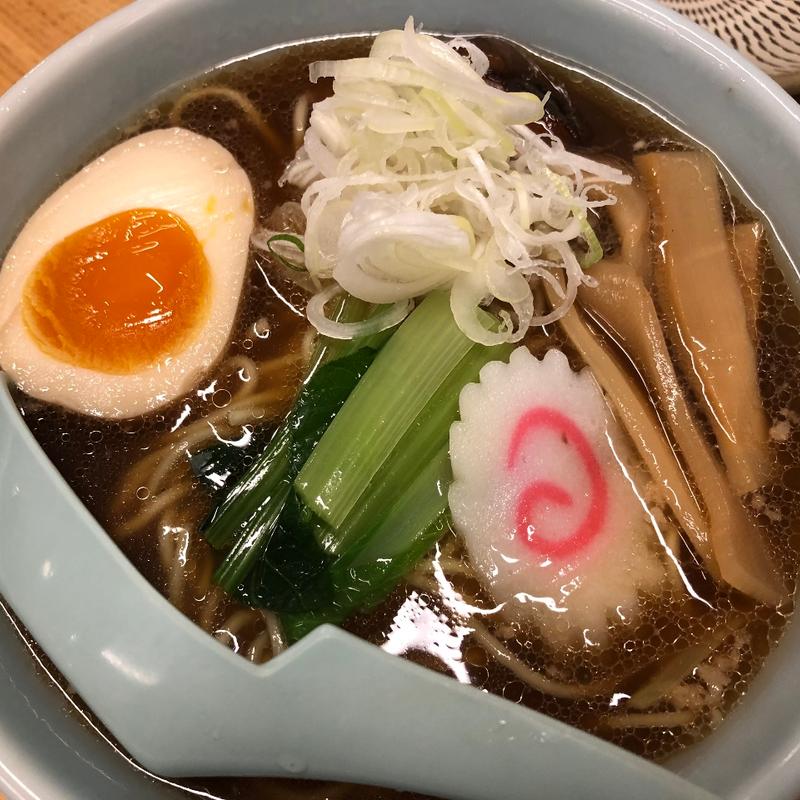 ラーメンのハーフ(鳩乃湯（はとのゆ）)