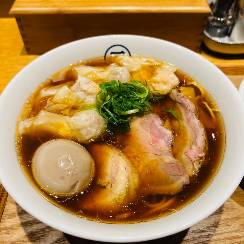 特製わんたんそば(中華そば二階堂)