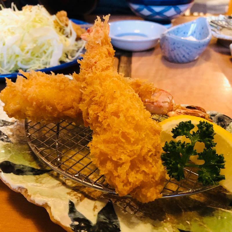 極太海老フライ(かごしま黒豚 六白亭 )