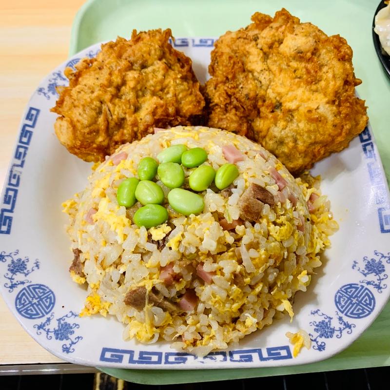 鳥唐揚げチャーハン(中華料理 タカノ)