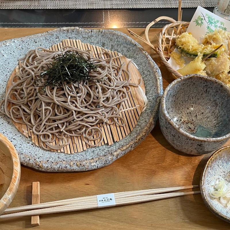 ホタテ天ざるそば(那須 北匠庵)