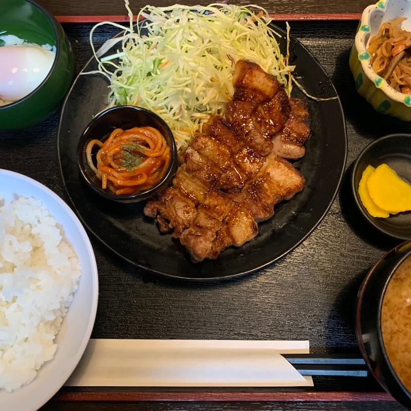 豚の照焼定食(酒肴かず葉 )