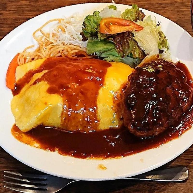 オムライスハンバーグ(キッチン・ダダ)