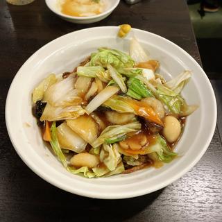 五目あんかけ焼きそば（醤油）(橙(daidai))