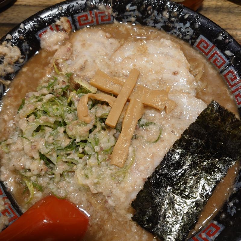 とんこつラーメン(無鉄砲 東京中野店)