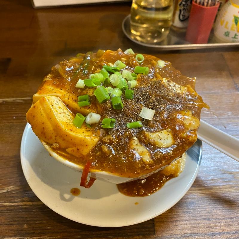 四川風 麻婆豆腐(大衆酒場みつ星餃子 七日町店)