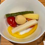 7種のピクルス(鉄板ぢどり焼TARO大阪福島本店)