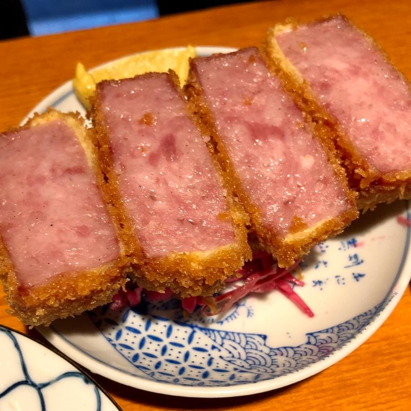 雲仙ハムカツ(立呑 富士屋本店)