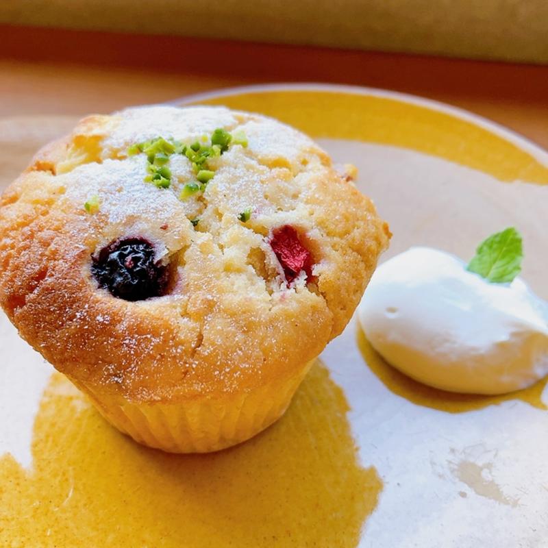 クリームチーズのマフィン(カフェ ラスター （CAFE LUSTER）)
