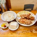 ラーメン唐揚げセット(二代目蝦夷 )