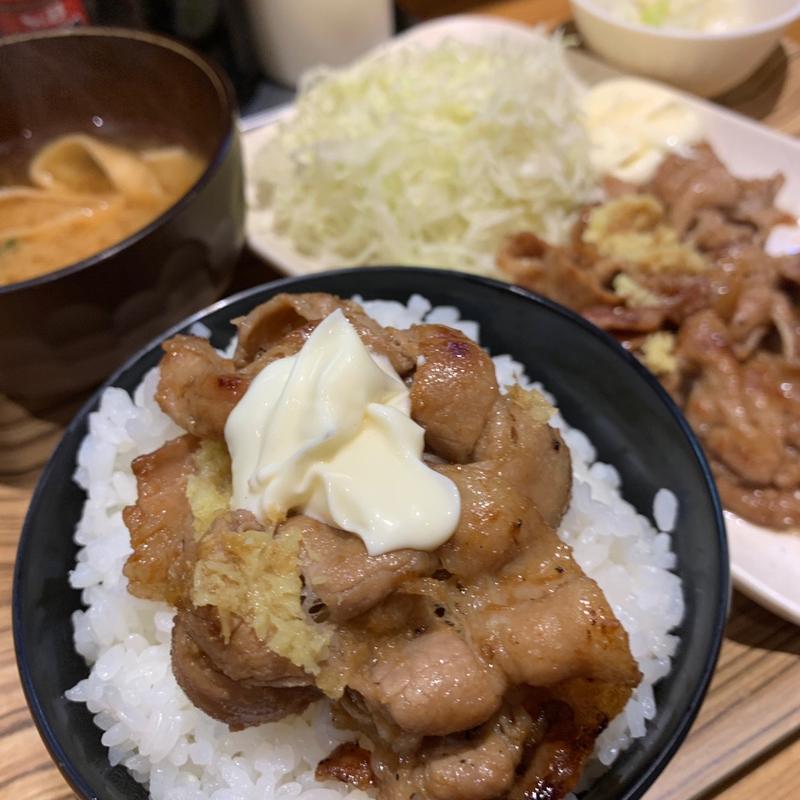 生姜焼き定食(笑姜や 梅ヶ丘店)