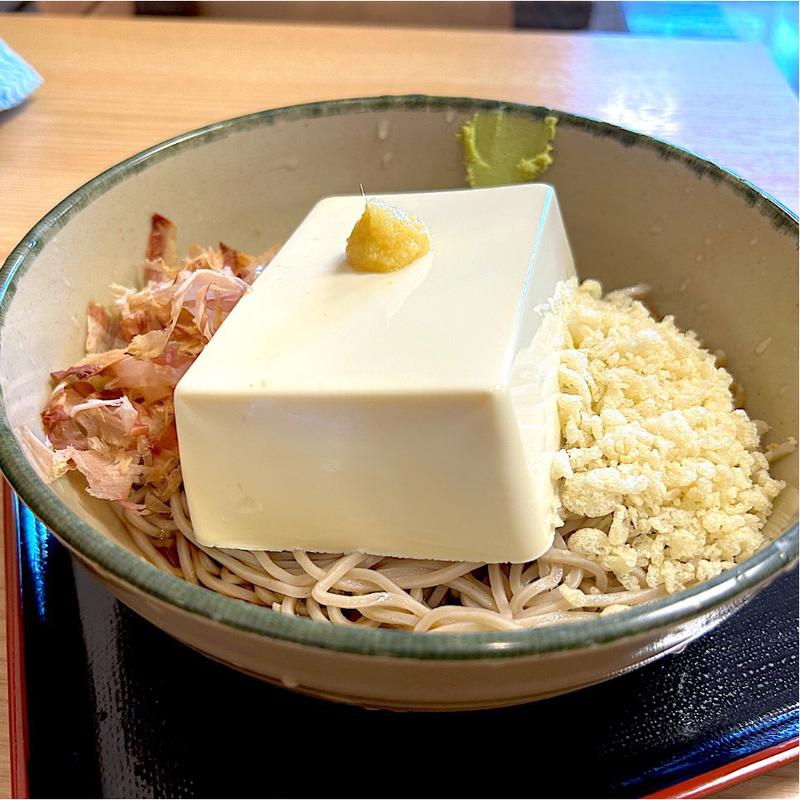 豆腐一丁そば(名代 箱根そば 喜多見店)