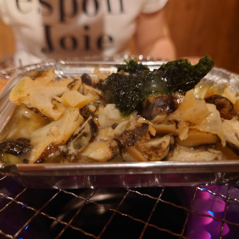 つぶ貝ガーリック磯辺焼き(浜べゑ 新山口北口店)