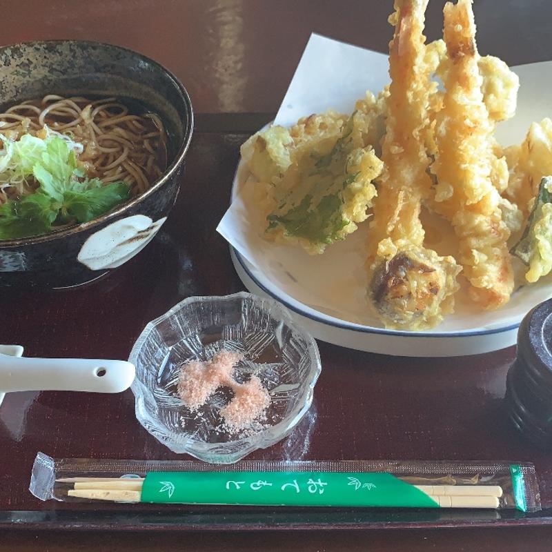 特選天ぷら蕎麦(食事処つくし)