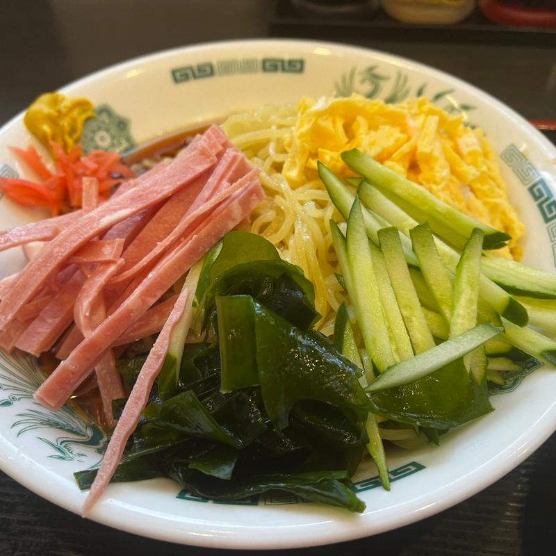 黒酢しょうゆ冷やし麺(日高屋 桶川駅店)