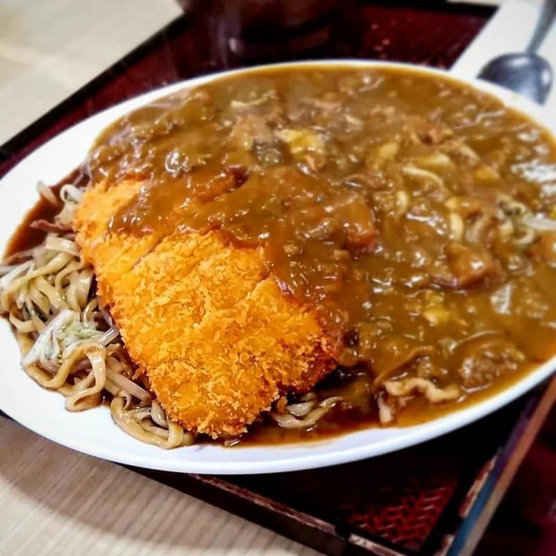 かつカレー焼きそば(もりなが食堂 )