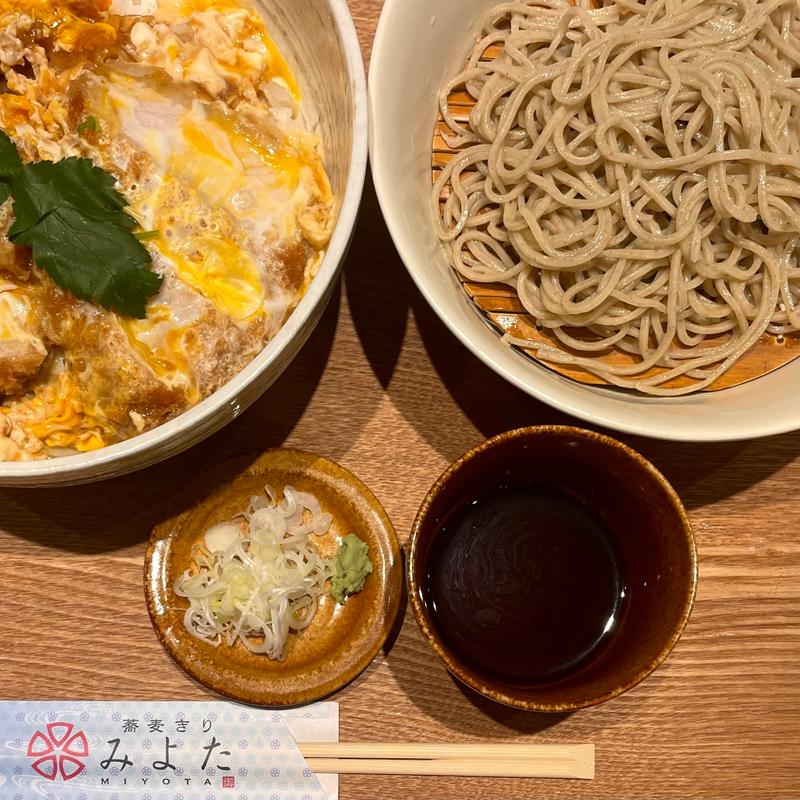 肩ロースカツ丼セット(蕎麦きり みよた 与野店)