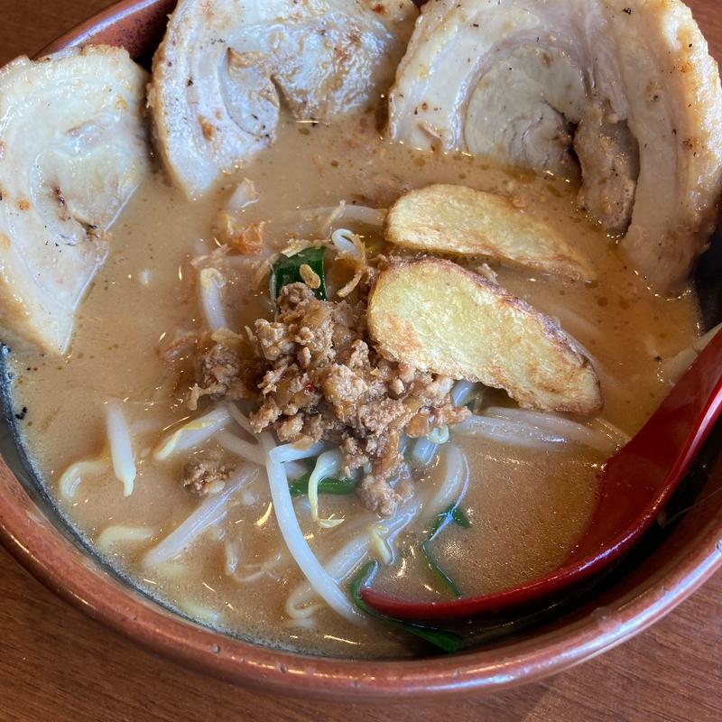 北海道味噌漬け炙りチャーシュー麺(麺場 田所商店 宮前店)