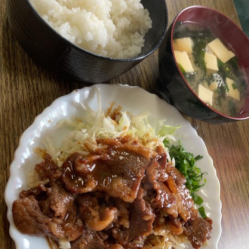 焼肉定食(一福食堂)