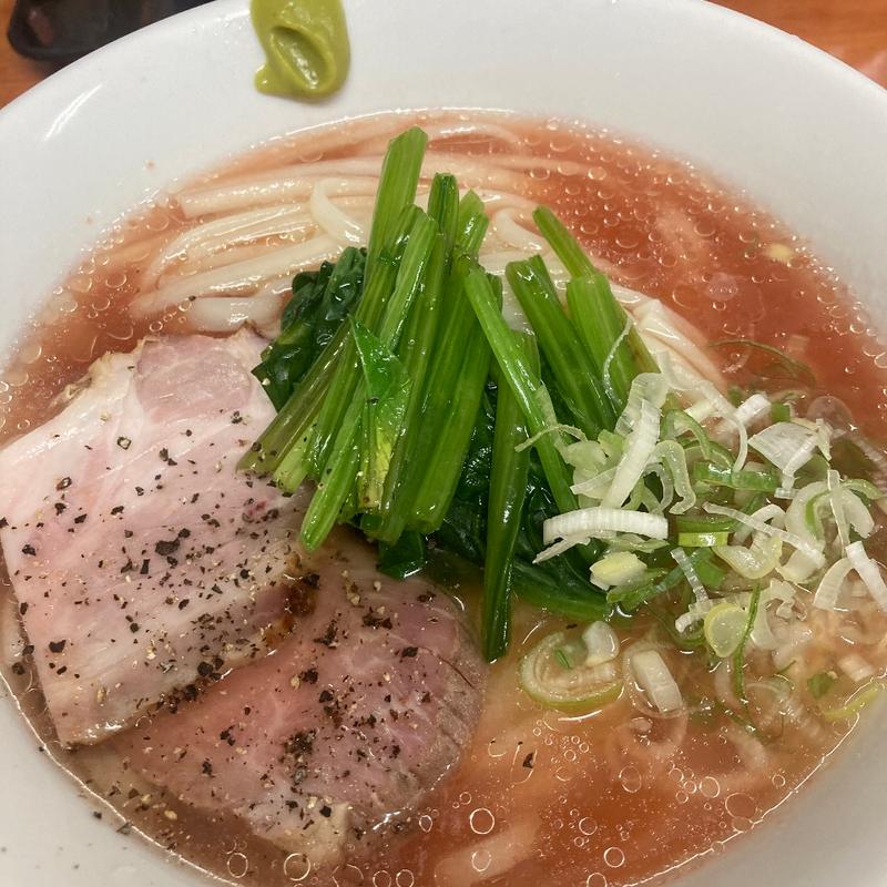 トマトと和出汁の冷製塩そば(栃木中華そば 神志)