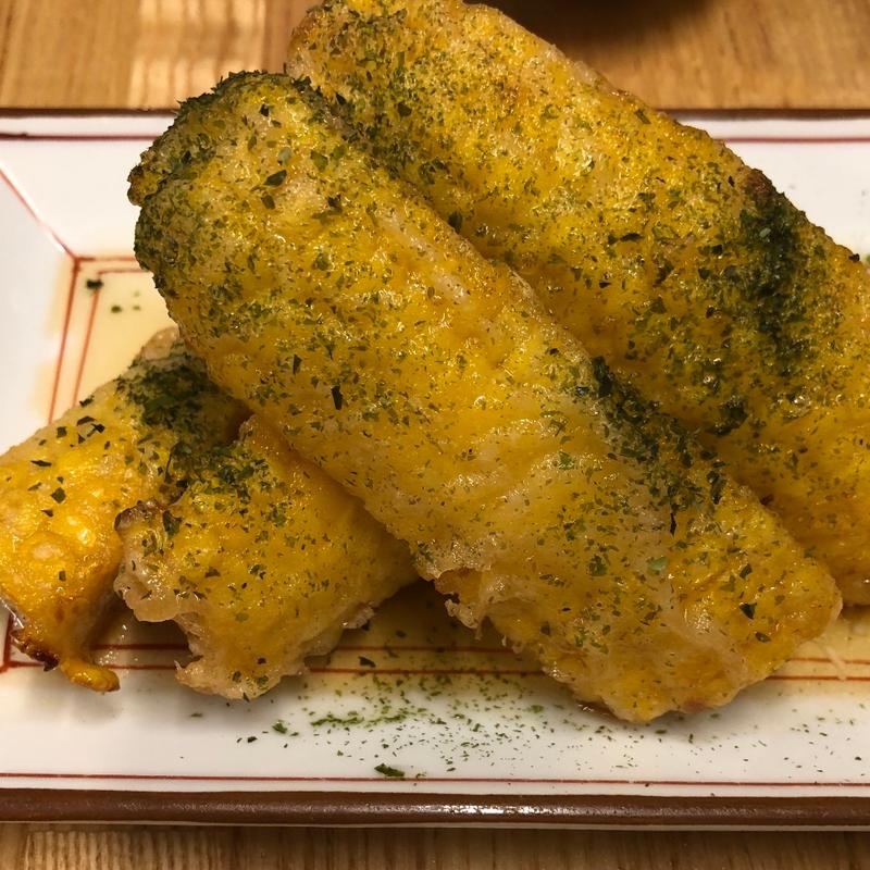 揚げとうもろこし🌽(鳩乃湯（はとのゆ）)