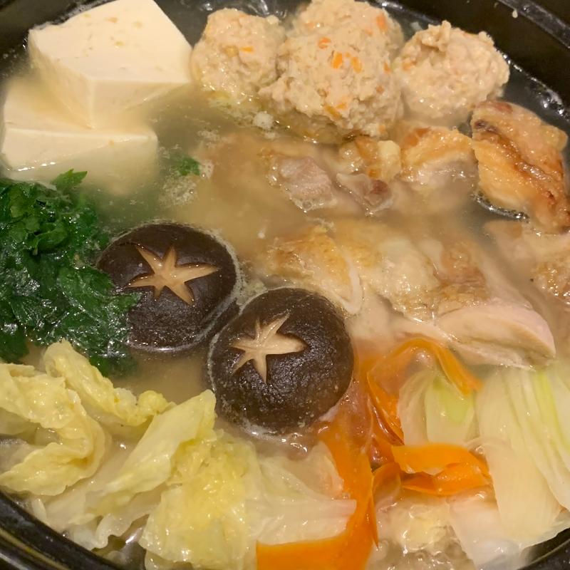 鮭とホタテのちゃんちゃん焼き(魚福)