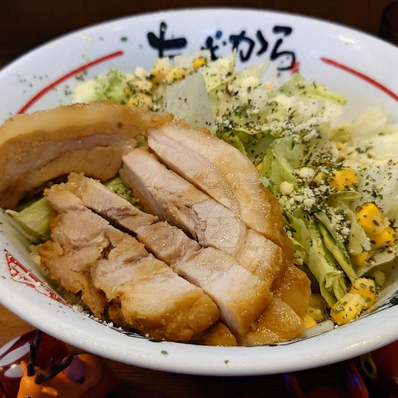 冷製チリトマ油そばミニ(ちばから 郡山店)