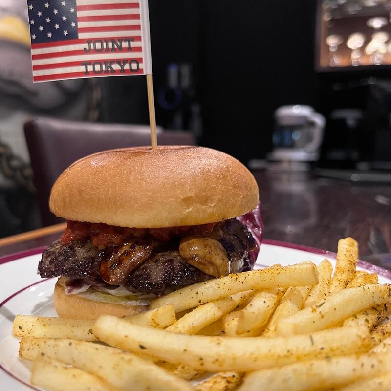 ホットチリバーガー＋マッシュルーム(JOINT 銀座店)
