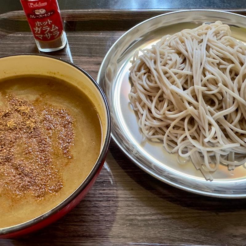 冷やしカレー蕎麦(つけ麺風)(ベルクス 東墨田店)