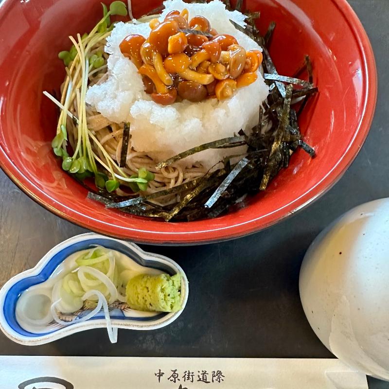 なめこおろしせいろ(朝日屋中山店)